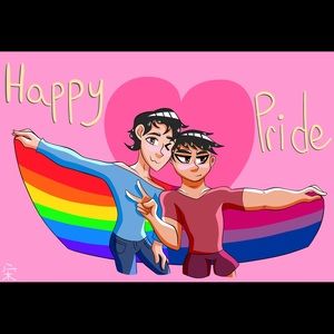 A drawing of me and my ex because I don’t need him